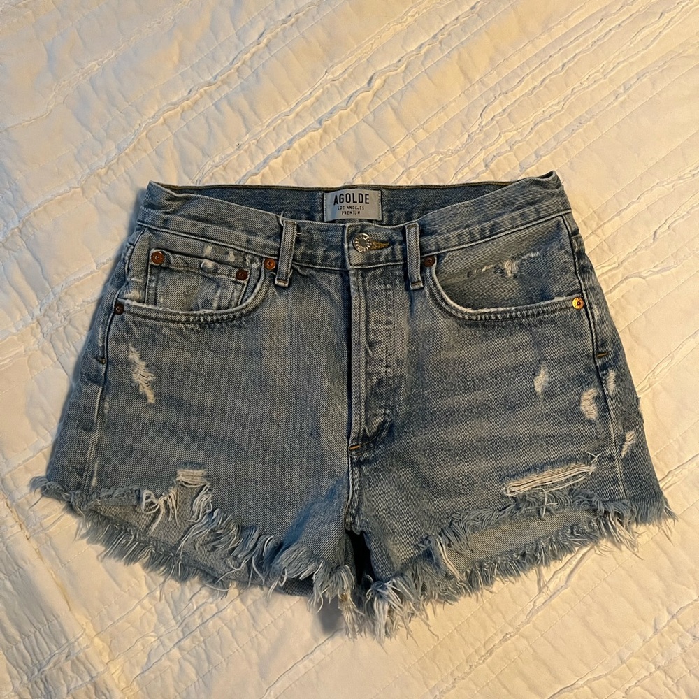 Agolde denim shorts